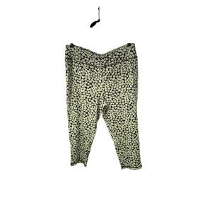 Live Well Active Black Yellow Leggings Womens 22W/24W NWT